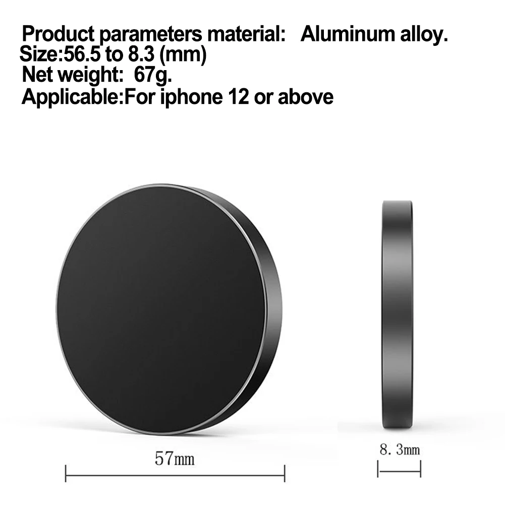 Supporto magnetico per telefono supporto adattatore universale per treppiede per Magsafe a 1/4 supporto per montaggio a vite per serie Iphone