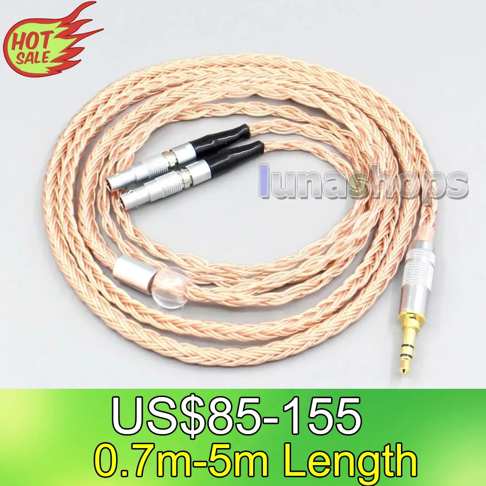 

LN006755 2.5mm 3.5mm XLR Balanced 16 Core 99% 7N OCC Earphone Cable For Ultrasone Veritas Jubilee 25E 15 Edition ED 8EX ED15