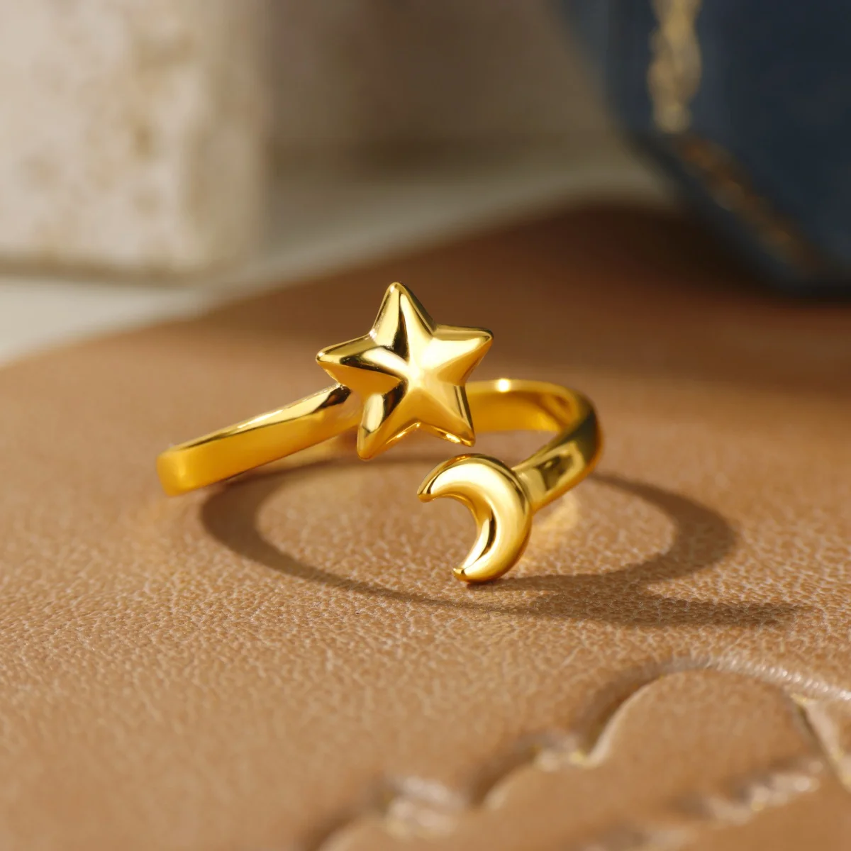 Moon Ring Wedding Stainless Steel Jewelry