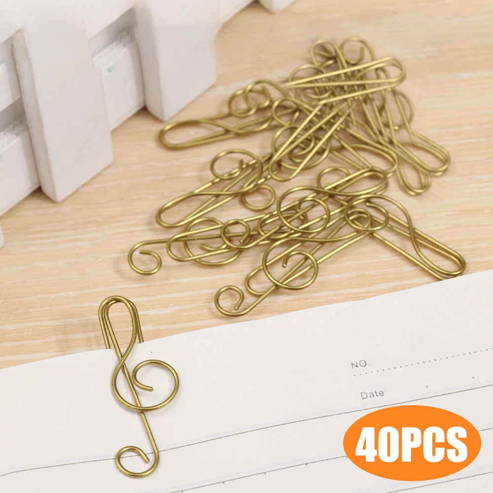 108 Pieces Usical Note Paper Clips, Ulti-Coloured Etal Paper Clips - View #8