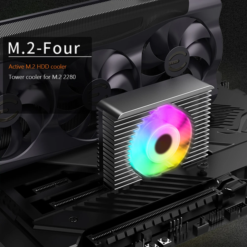 ARGB M.2 SSD ϵ ũ 濭 濭  ð ˷̴ ձ  , M2 2280 NVME  PC ̽