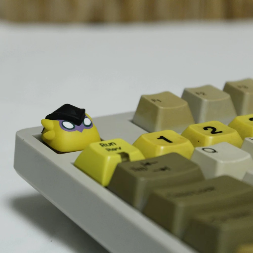 Valorant Gekko Wingman Anime Keycap Boné de Teclado Original Resina Boné Artesanal Personalizado para Teclado Mecânico Presente Gamer