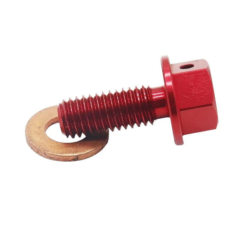 

Motocross Magnetic Oil Drain Plug &Oil Drain Sump Nut For HONDA CRF250R 10-16 CRF450R 09-16 For SUZUKI RMZ250 13-16 RMZ450 08-16