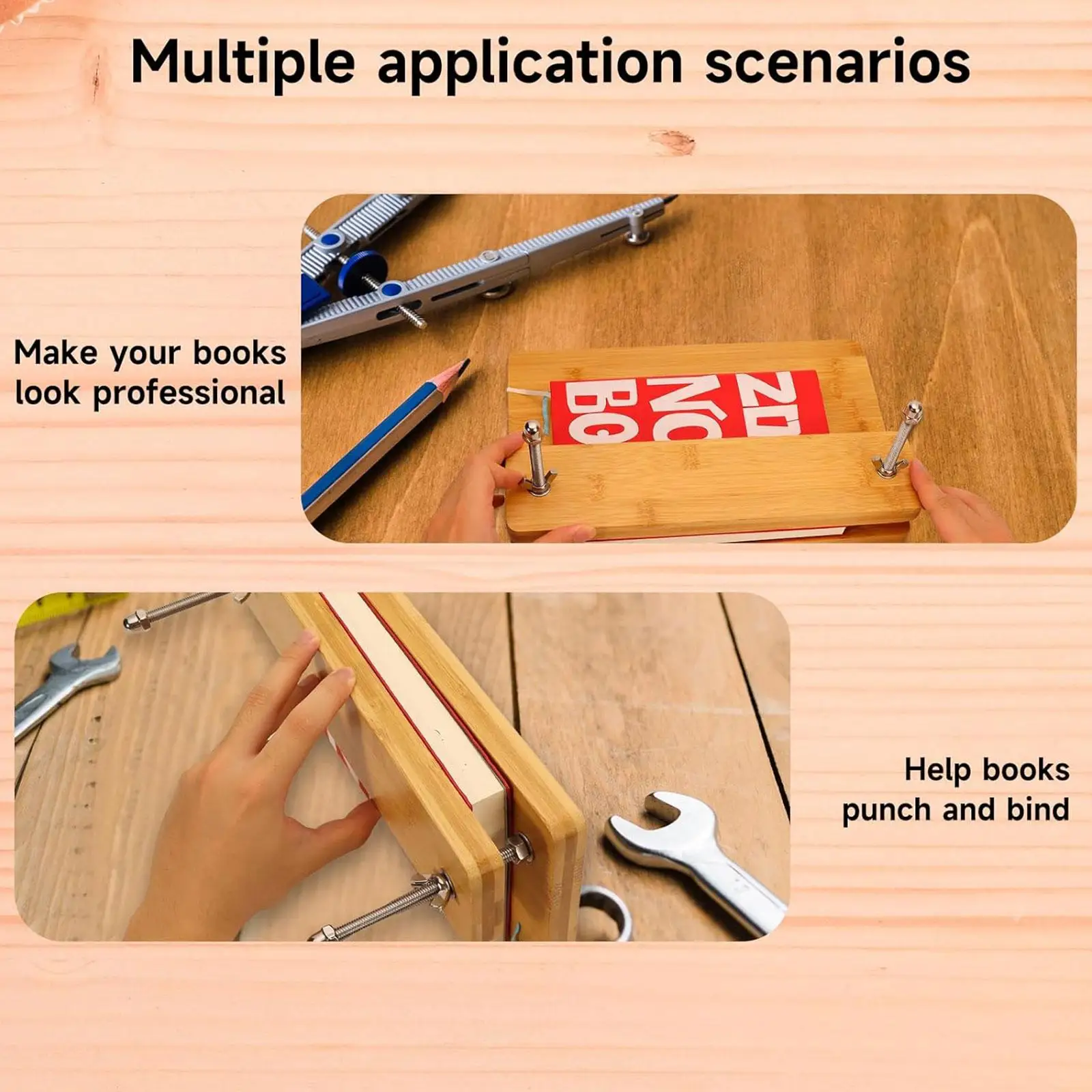 手作り木製製本機、製本用品、製本機、製本機 - AliExpress 21