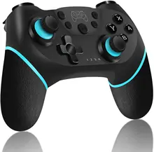 Wireless Pro Controller Compatible with Nintendo Switch (Blue)