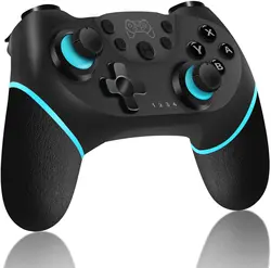 Wireless Pro Controller Compatible with Nintendo Switch (Blue)