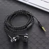 Wired Earphone Stereo In-Ear 3.5mm Nylon Weave Cable Earphone Headset With Mic For Laptop Smartphone Gifts 4
