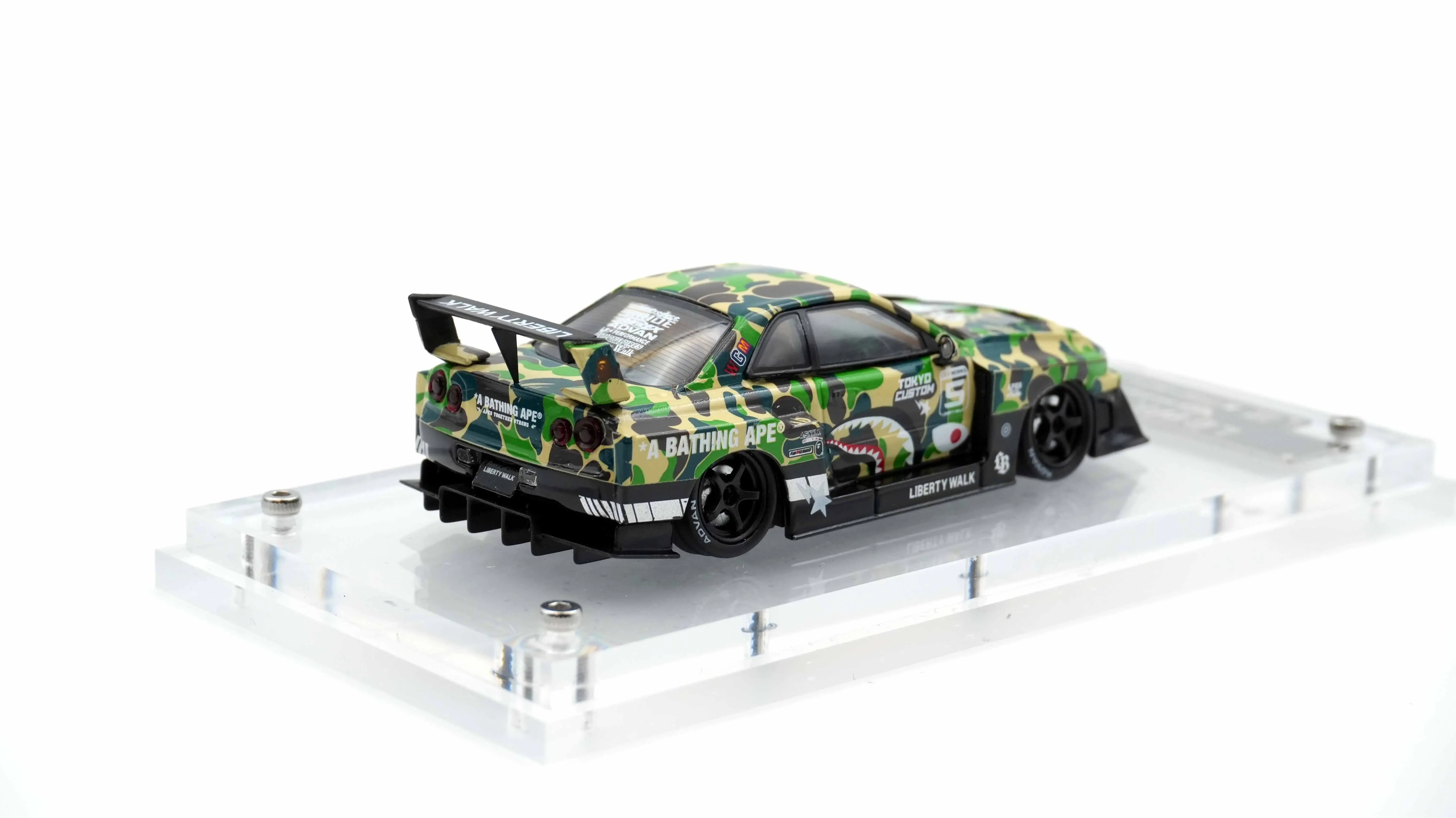 ミニカー STREET WEAPON ER34 LBWK X BAPE (58/500) 1:64 Diecast Street Weapon X BAPE LBWK ER34 Limited ED Only
