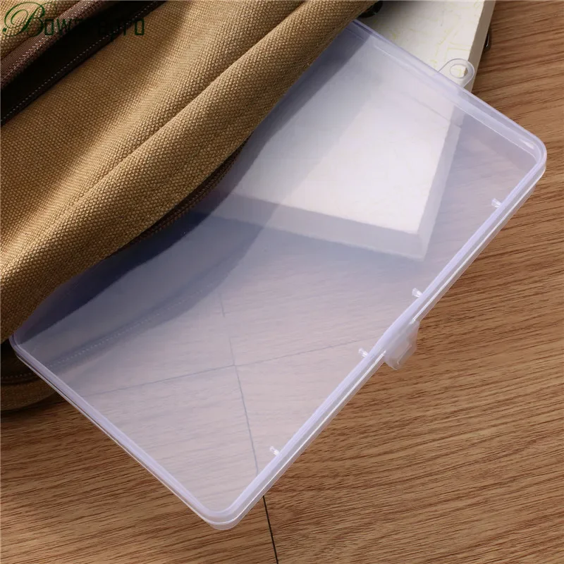 Makeup Storage Box Jewelry Container Small Clear Plastic Box Case Mobile Phone Multi-function Tool Beads 17.2 X9.8x2.1cm