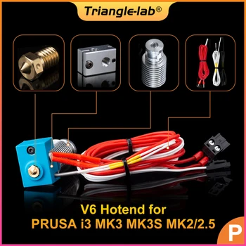 Trianglelab 핫엔드 유닛, PRUSA i3 MK3 MK3S MK2/2.5 V6 방열판 노즐, 3D 프린터용 사전 조립