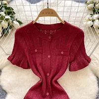 YuooMuoo Ins Hot Sexy Wrap Hips Split Knitted Dress Women Brand Fashion Wedding Guest Look Long Party Dress Lady Sweater Vestido - Image 4