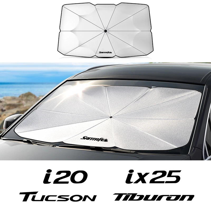 Car Sun Visor Front Windshield Foldable Car Sunshade For Hyundai Tucson