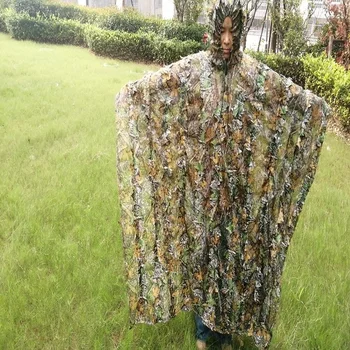 3D Leaf Camouflage Poncho 1