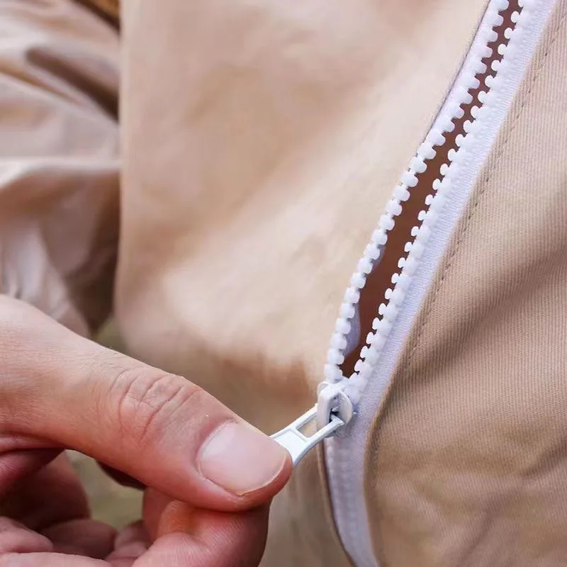 Description Picture 6 of itemMesh Hat Breathable Zipper Anti Bee Clothes Half Body Elastic Cuffs Bees Protective Clothing Anti-tearing Material Anti-sting