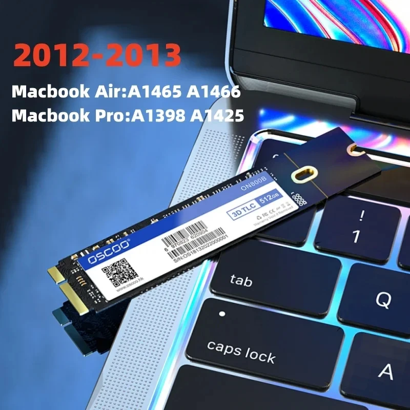 Oscoo Ssd Interno 1Tb Per 2012 Macbook Air A1465 A1466 Macbook Pro A1398 A1425 Disco Rigido 256Gb 512Gb 1Tb Di Capacità Aggiornamento Ssd