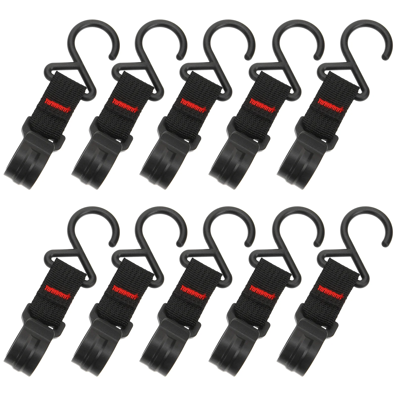 

10 Pcs Camping Accessories Hook up Gutter Hooks Lanyard Utility Ring Pot Pan Hangers
