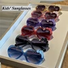 Girls Boys Cute Cartoon Flower Sunglasses Outdoor Sun Protection Children Lovely Vintage Glasses Protection Classic Kids Eyewear