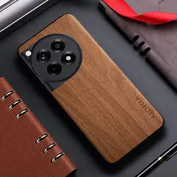 Eco-Friendly Bamboo Wood Pattern Phone Case - Premium Protective Back Cover for Oneplus 12R (YL)