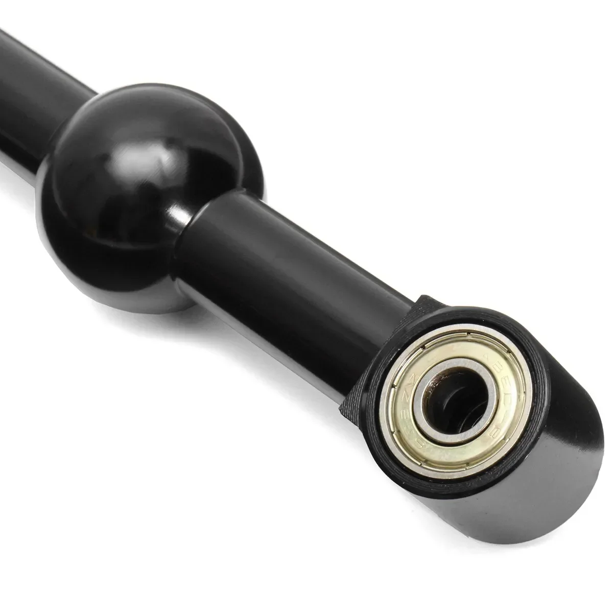 Black Dual-Bend Short Throw Shifter For 1988-2000 Honda Civic EG EK EM EH – Quick Shift Lever, Polished Finish 4 thumbnail image