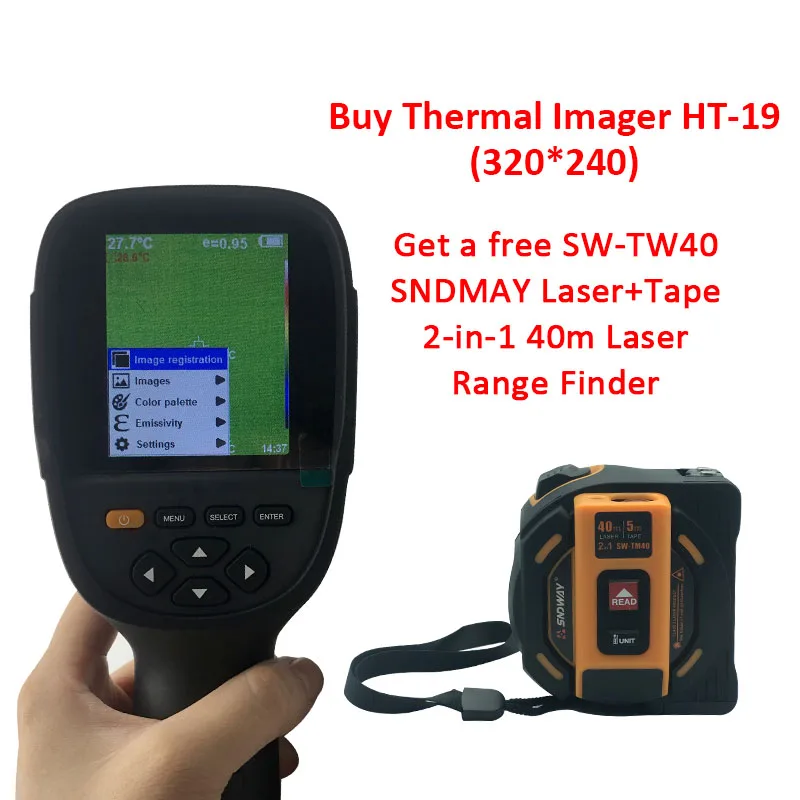 Water Leakage Detection of Infrared Thermal Imaging Camera HT-19 High  Precision and High Resolution Floor Heating Leak Detector