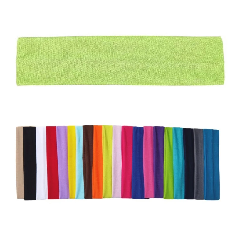 Sports Headbands Sport Yoga Headbands Fashion Soft Elastic Cotton Sweatband Yoga Stretchy