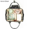Insular Baby Diaper Bag Multifuntion Nappy Stroller Backpack Maternity Mummy Bag Baby Waterproof Diaper Changing Bag Backpacks 4