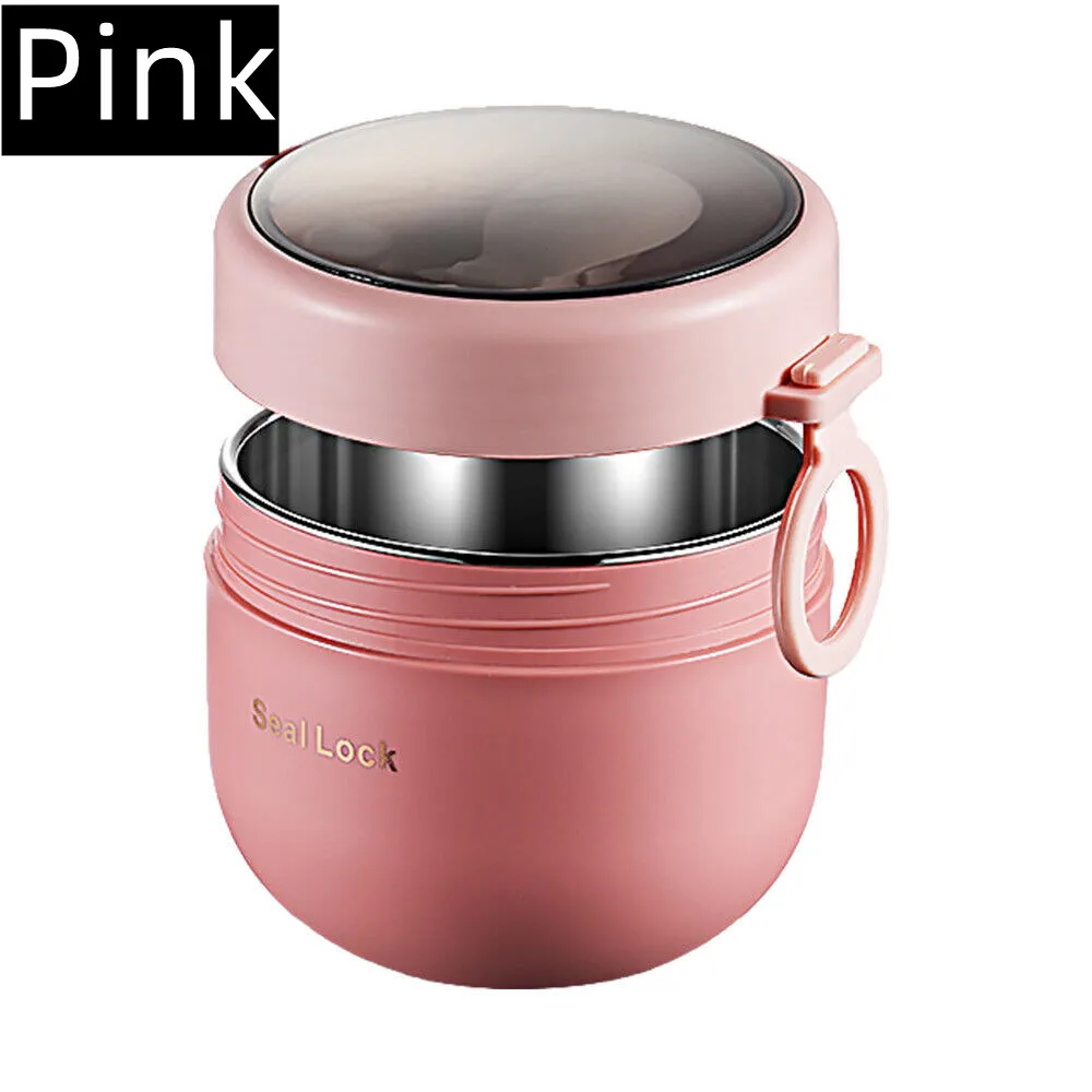 Bouteille isotherme portable anti-fuite, pot alimentaire, cuillère pliable  à large bouche, isolation thermique de qualité alimentaire, tasse pour la  cuisine, 530 ml - AliExpress