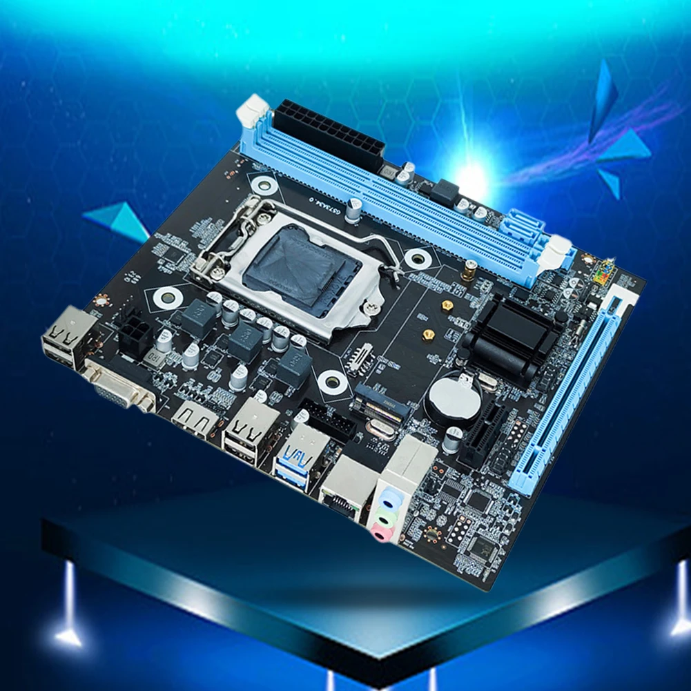 Placa-mãe Micro-atx H81 Interface Lga1150 Placa Principal do pc Suporta Sata 3.0 2.0 Pci Express X16 x1 M.2 Nvme Slot Ngff 16gb