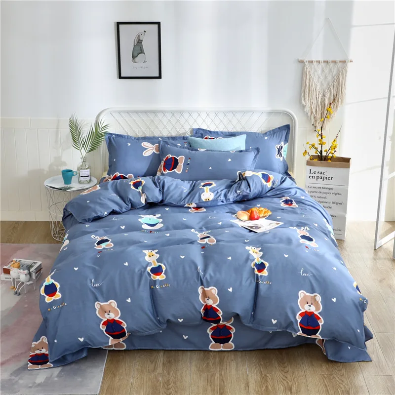 Cartoon Print Duvet Cover