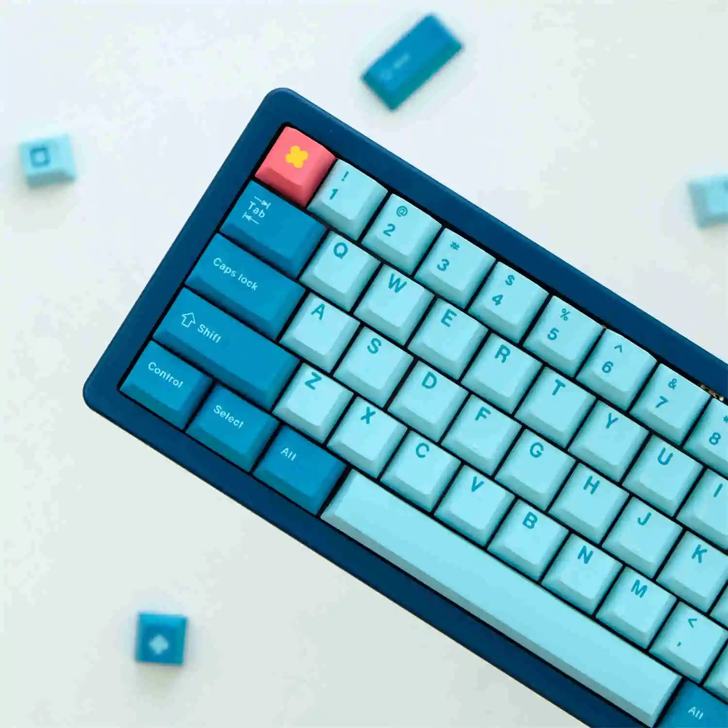GMK-Retrocast Keycaps Set, PBT, sublimação de tintura,