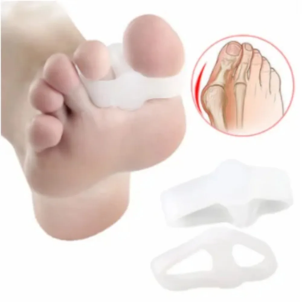 

Silicone Gel Bunion Corrector Big Toe Separator Straightener Spreader Foot Care Tool Professional Hallux Valgus Massager 1 Pair