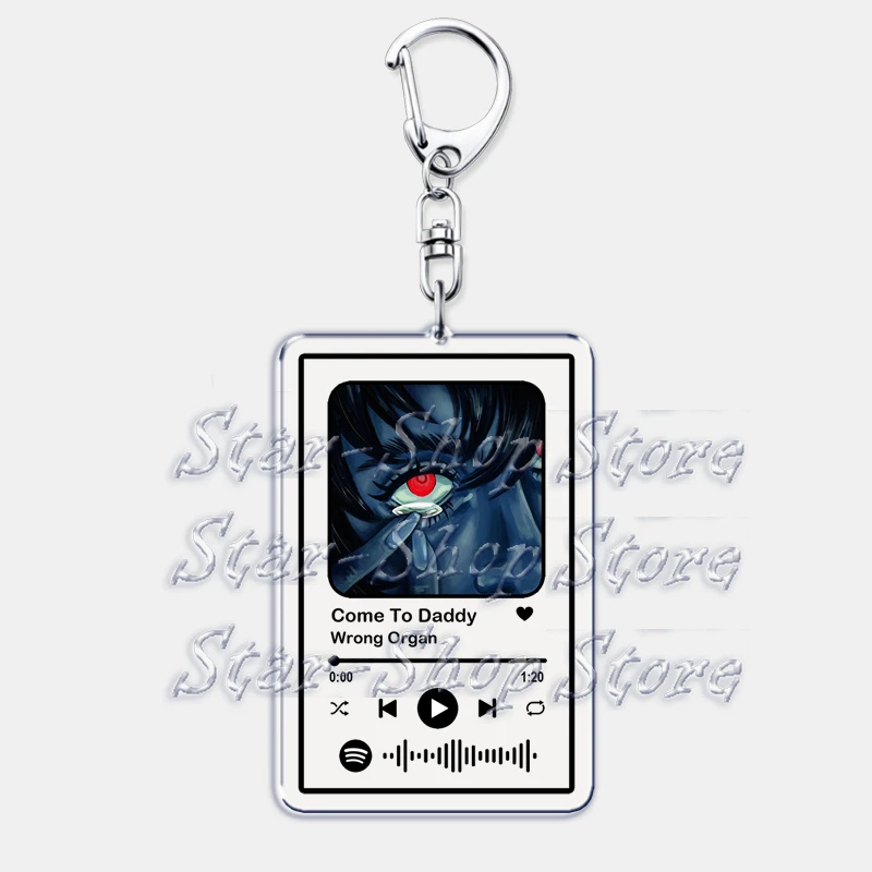 Beliebtes Spiel Mundwasser Musik Schlüsselanhänger für Zubehör Tasche Original Soundtrack Album Playlist Gamer Keying Fans Gaming Geschenk – Detail 32