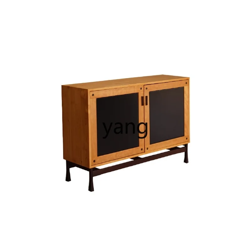 

Yjq Storage Side Cabinet Sofa Partition Living Room TV Coffee Table Sideboard Cabinet Kitchen Middle Ancient