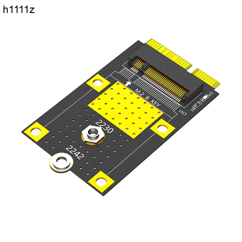 

M.2 B Key to mSATA Adapter Card Riser NGFF M.2 SATA-Bus SSD to mSATA Male Converter Support 2230 2242 M2 SSD M2 to mSATA Adapter