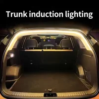 Car high brightness trunk lighting ambient light interior decoration LED wiring free automatic sensing tailgate light strip 4