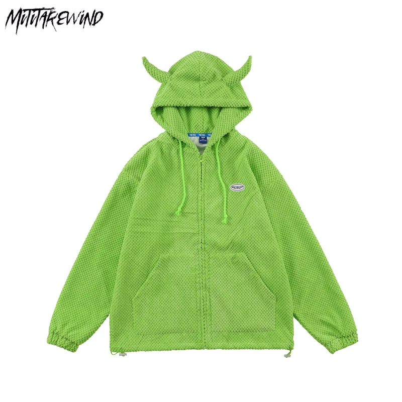 Zip Hoodie Horns Zip Cardigan Hoodie Hoodie Horns Mens Cow Hoodie