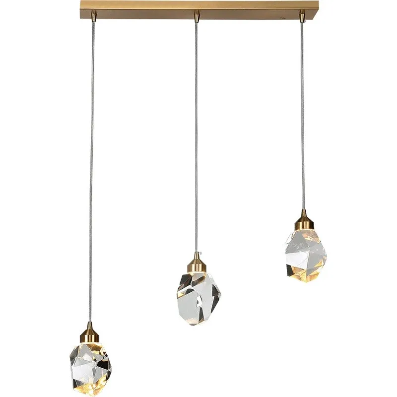 Nordic Crystal Pendant Light for Living Room Bar Hanging Lustre For Bedroom Bedside LED Wall Lights Indoor Lighting Fixtures
