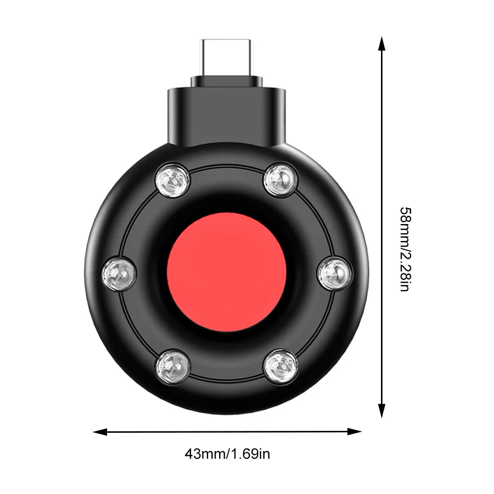 Anti Candid Camera Detector Portable Lens Detect Gadget Easy To Use for Office Hotel Anti-Peeping Security Protection