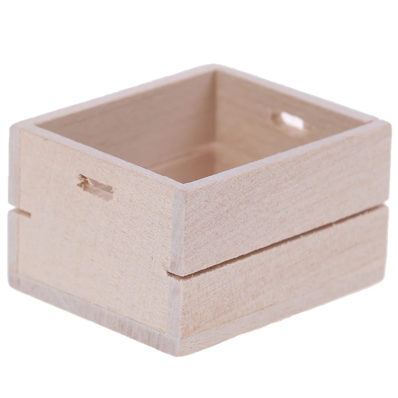 

1:12 миниатюрный деревянный кукольный домик, корзина для овощей и фруктов, аксессуары для мебели