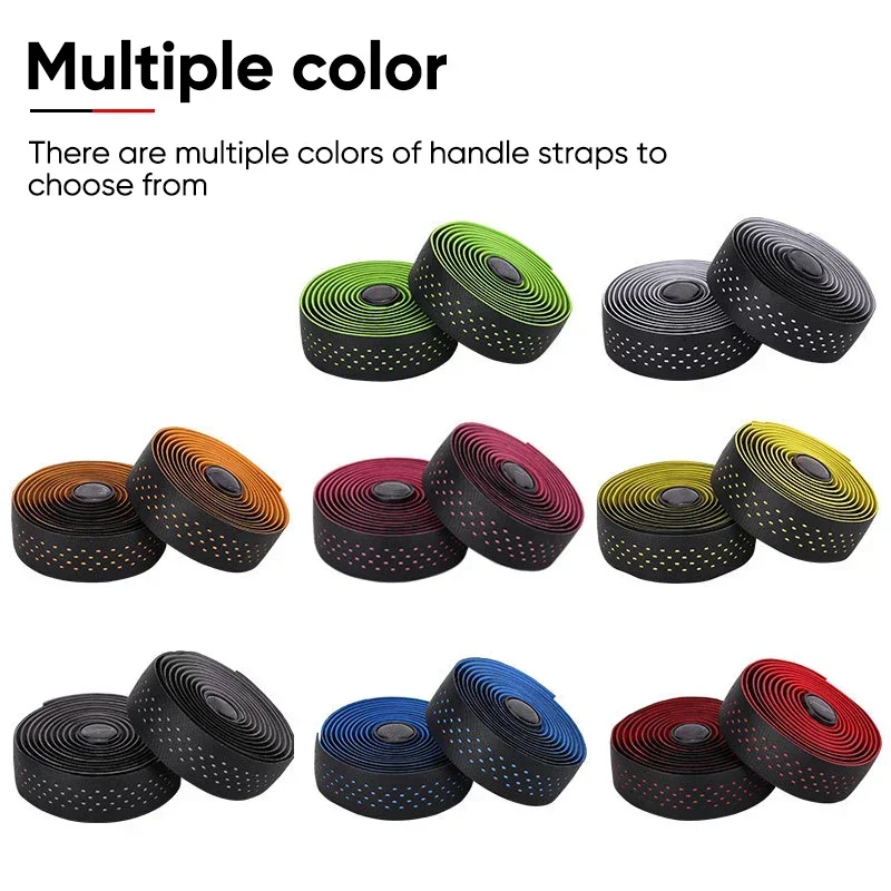 Bike Handlebar Tape Bike Accessory Bicycle Handlebar Tape Non-slip PU+EVA Road Bike Handlebar Tapes Racing Breathable Road Bicycle Tape Bike Accessories