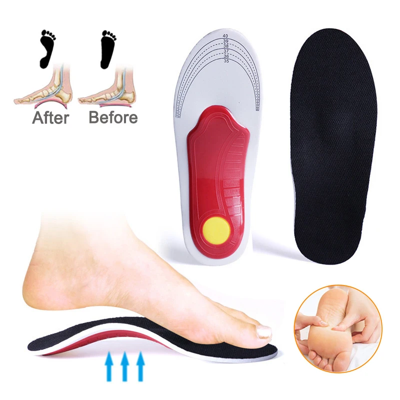 

Orthotic Insole Arch Support Flatfoot Orthopedic Insoles for Feet Ease Pressure of Air Movement Damping Cushion Padding Insole