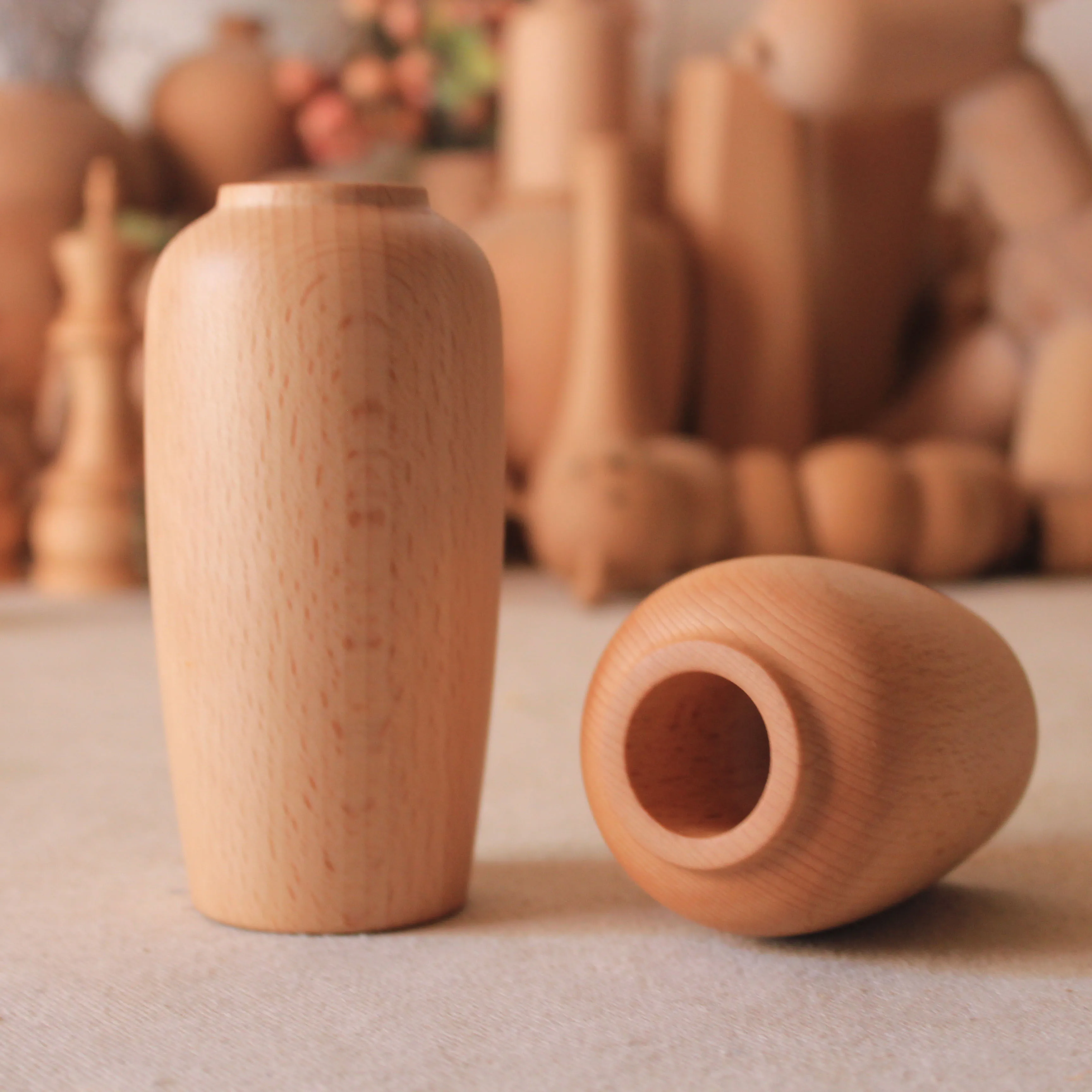 

Chinese vintage vase, dry flower arrangement, wooden flower ware, classic x small and exquisite tabletop decoration