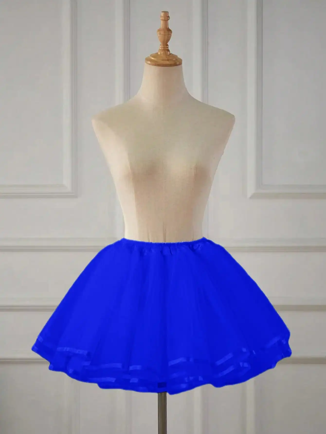 New Hot Skirt Rose skirt Royal blue skirt Puffy Tulle Lolita Underskirt cosplay Boneless