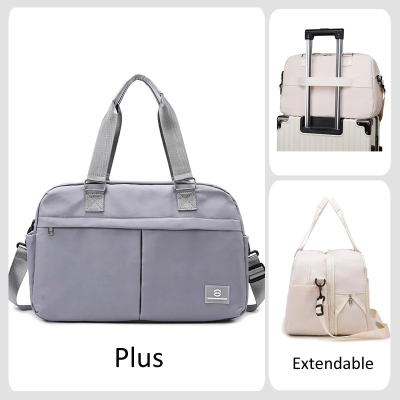 Extendable Travel Duffle Bag Large Multi-layer Luggage Handbag_voghion.com