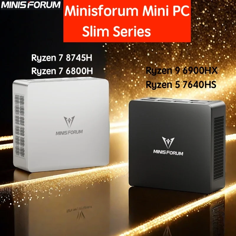 Original MINISFORUM UM870/UM760 Slim AMD Office Mini pc Ryzen 7