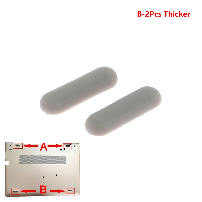 ZAHARA pies de Goma Patas de Goma para HP 840 G5 G6 745 G5 G6 830 735 G5 G6 4PCS Rubber Feet