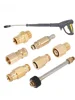High Pressure Water Gun Adapter, M22-14 Thread Brass Connector, Compatible with Karcher HD Series Pressure Washers 4