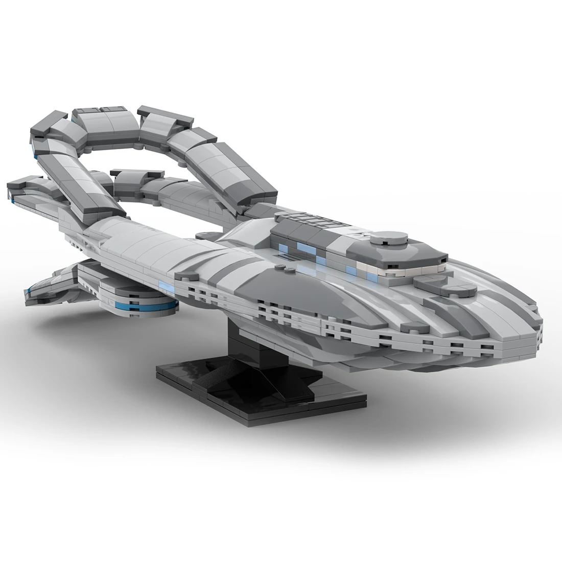 

Authorized MOC-117976 USS Space Wars Ship Building Blocks MOC Set Toys Gift For Adults Kids (745PCS)