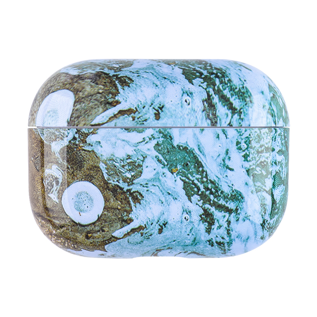 Pattern Case For Airpods Pro 1 2 Cover Emerald Green Earphone Cases Headphones Funda Protective For Airpods 2 1 Pro Coque