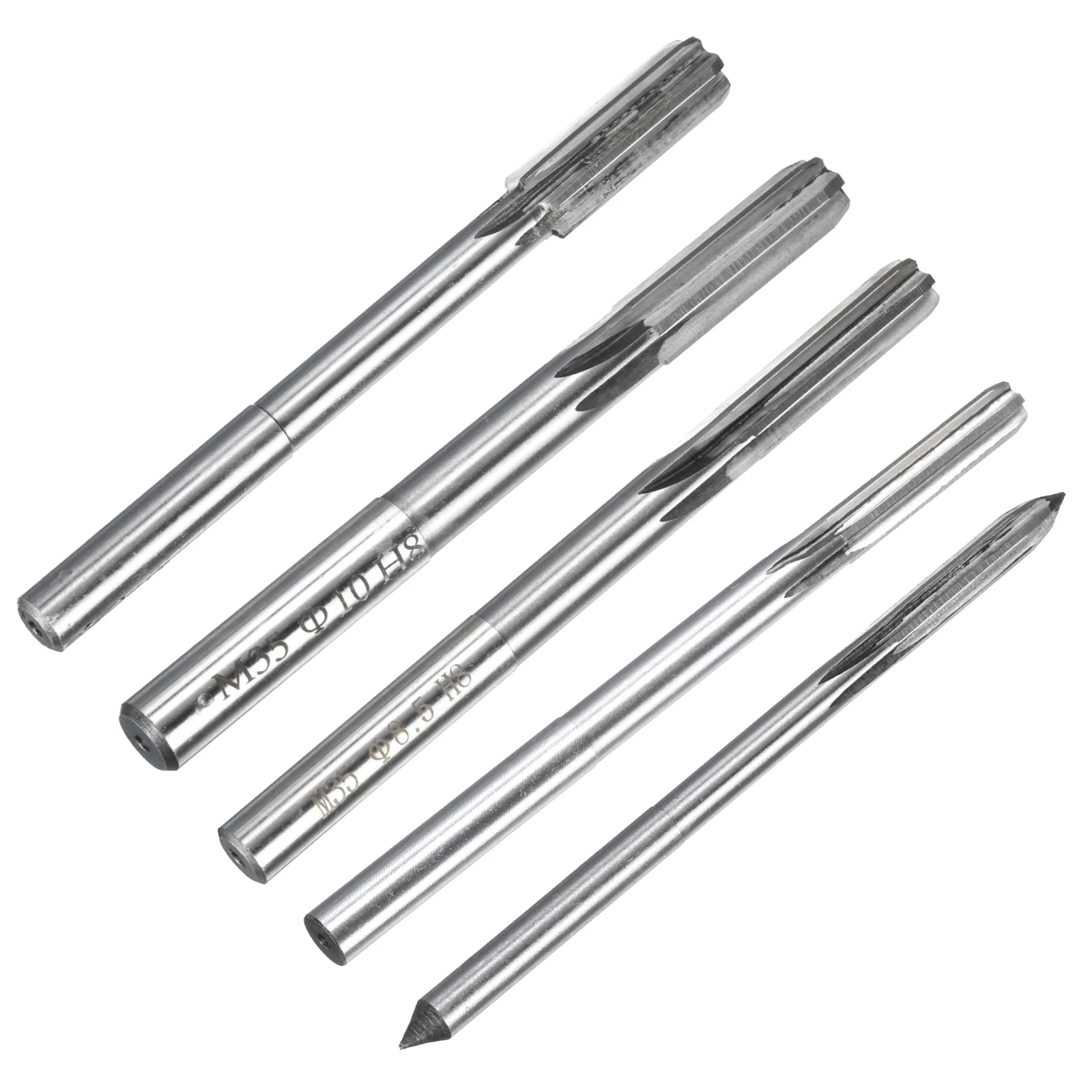 

Chucking Reamer 2.5mm-13mm H7 Machine Reamer Straight Flute M35 High Speed Steel Reamer Bit for Steel Aluminum Plastic Wood